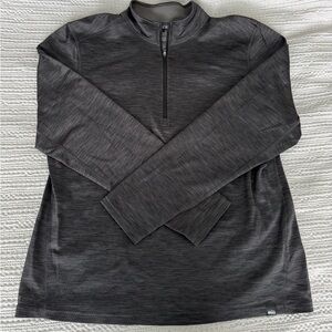 REI Men's Charcoal Zip-Up Sweater